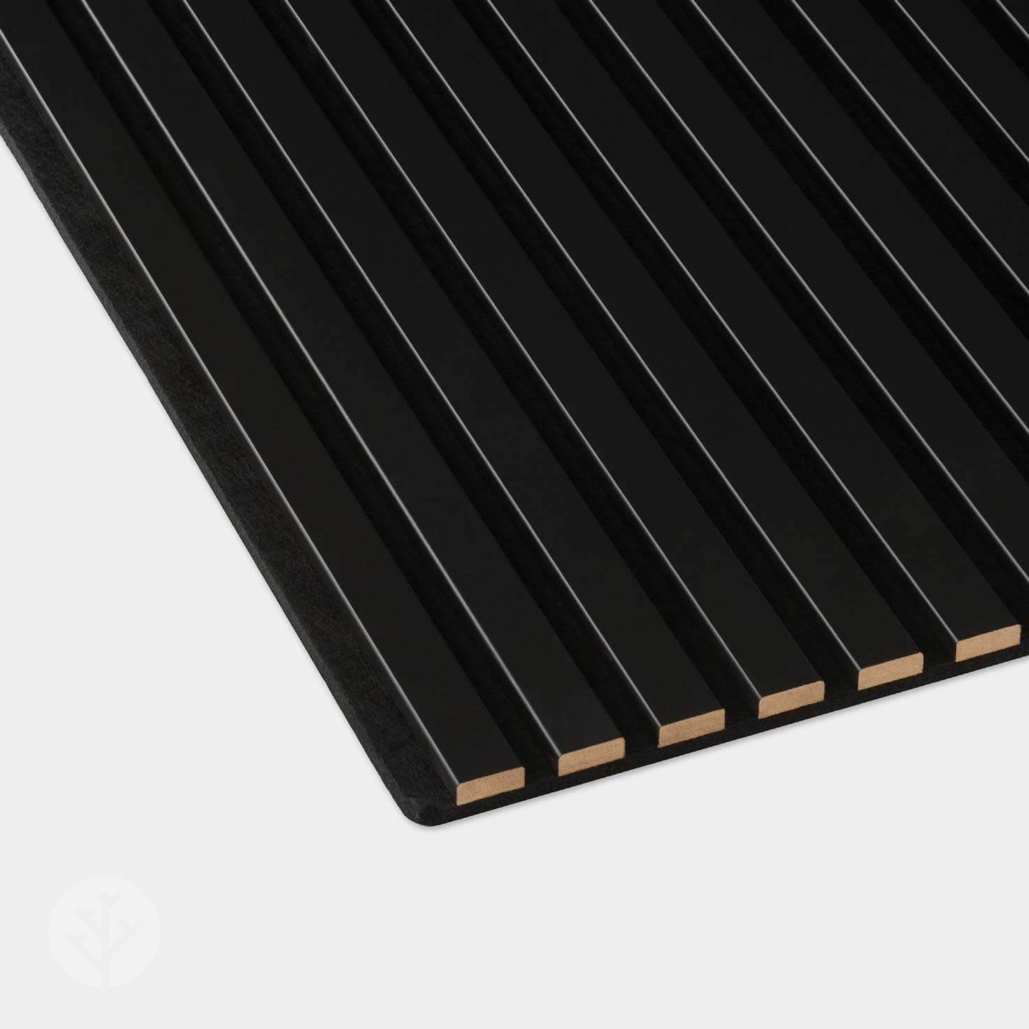 WVH® Acoustic Slat Colour Wall Panels 240cm x 64cm Black Colour Acoustic Slat Wall Panels