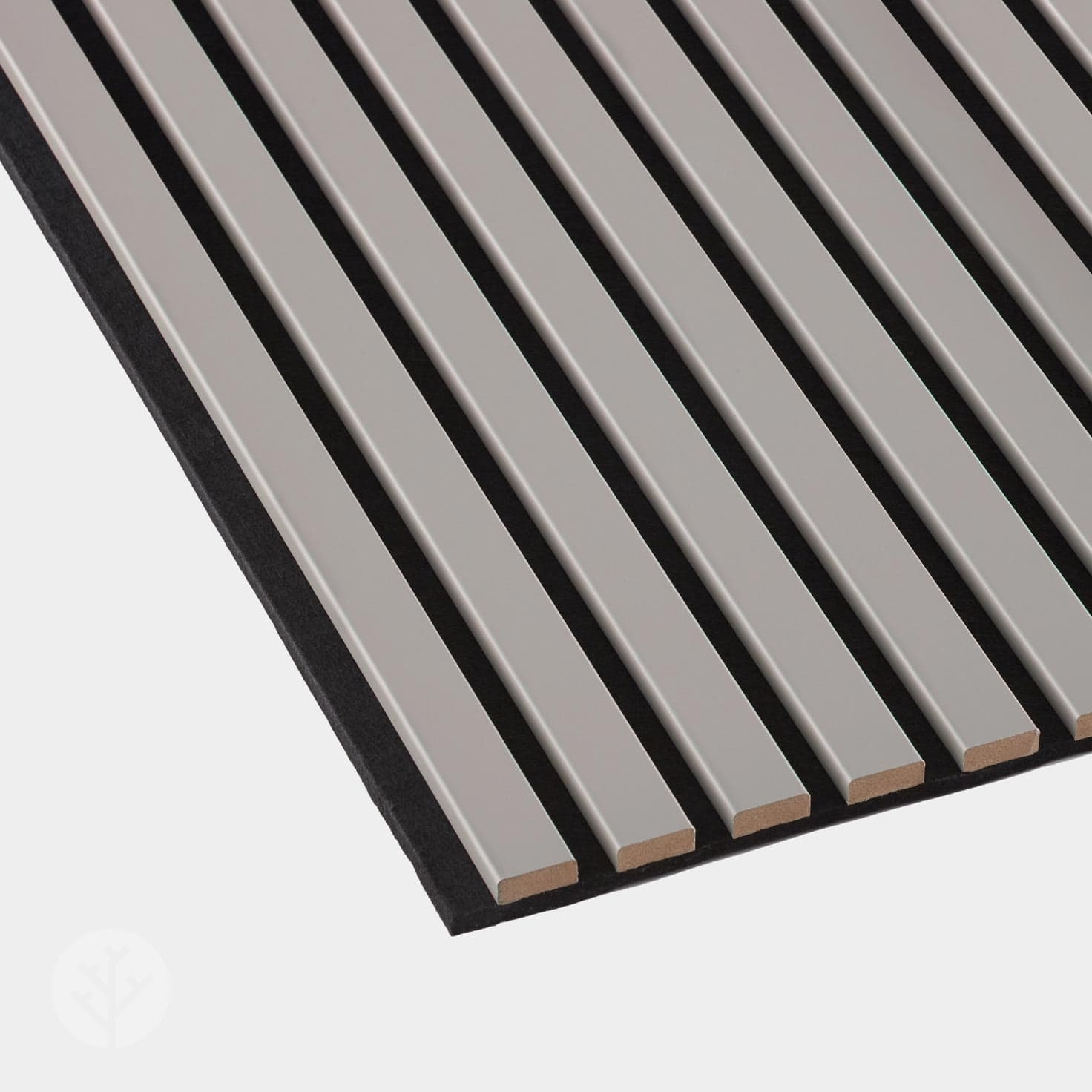 WVH® Acoustic Slat Colour Wall Panels 240cm x 64cm Dusty Grey Colour Acoustic Slat Wall Panels