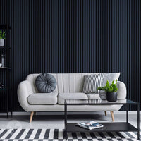 WVH® Acoustic Slat Colour Wall Panels 240cm x 64cm Midnight Blue Colour Acoustic Slat Wall Panels