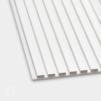 WVH® Acoustic Slat Colour Wall Panels 240cm x 64cm Snow White Colour Acoustic Slat Wall Panels